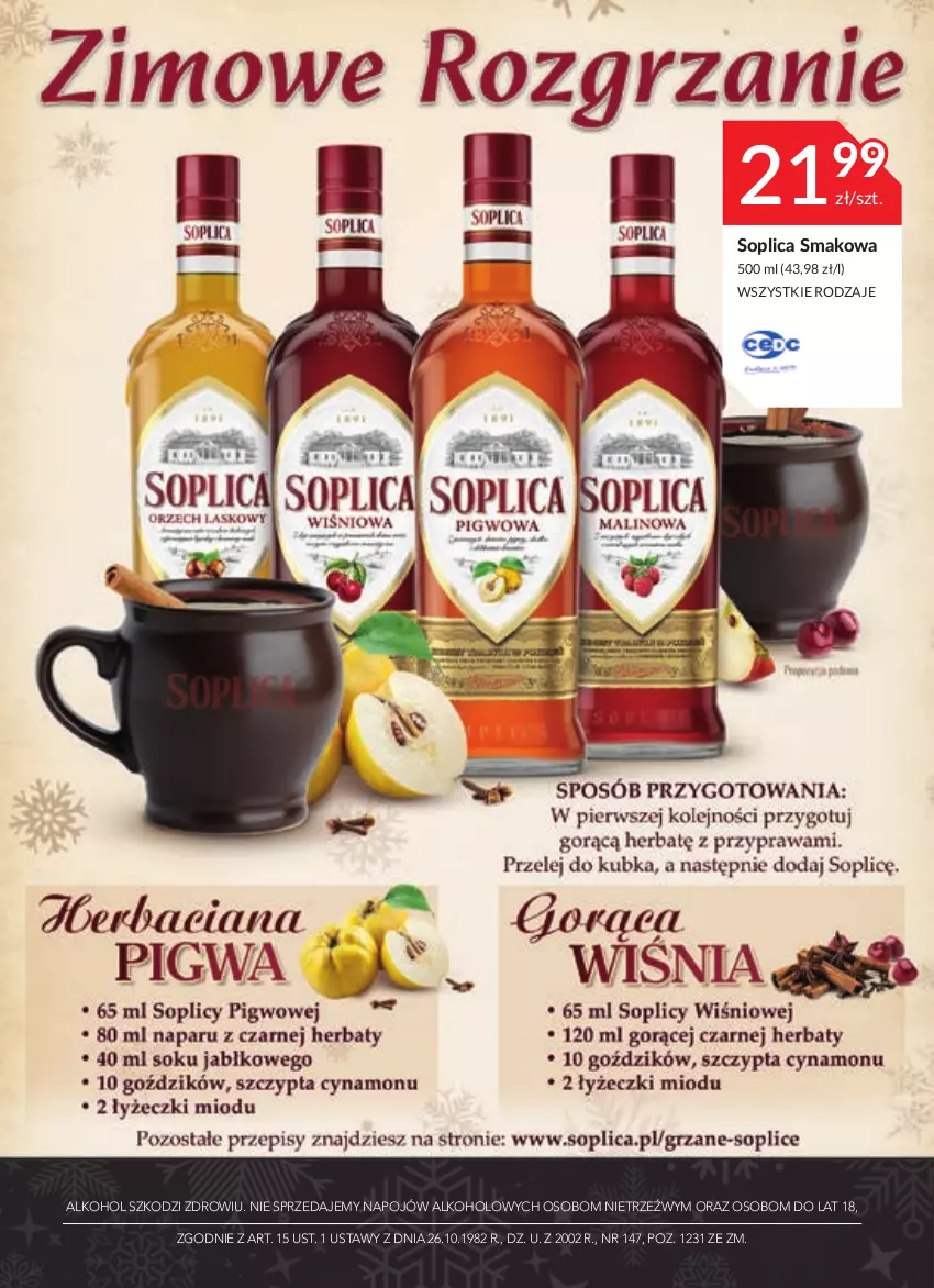 Gazetka promocyjna Stokrotka - Katalog Sylwester - ważna 27.12.2021 do 13.01.2022 - strona 4 - produkty: Soplica