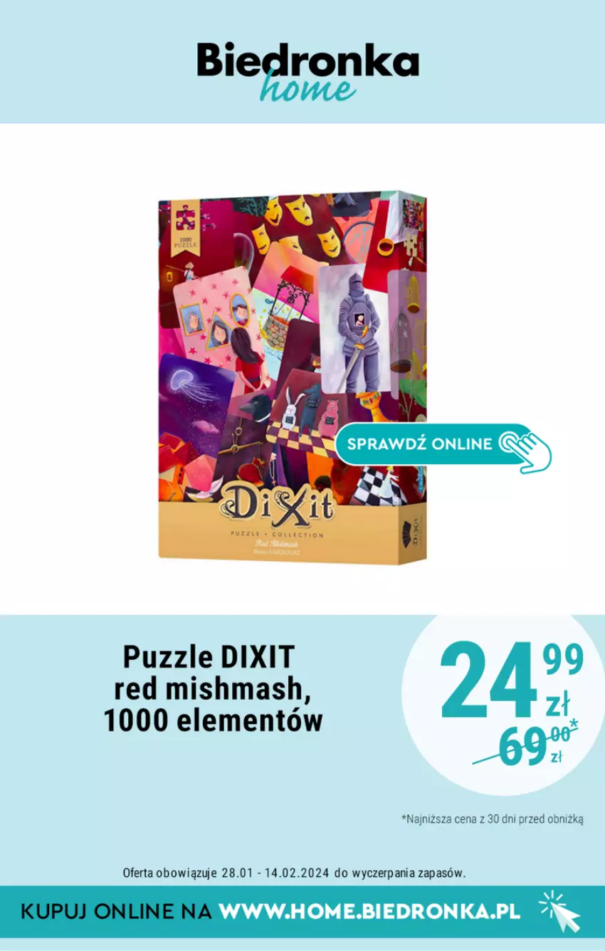 Gazetka promocyjna Biedronka - Biedronka Home - Gazetka - Biedronka.pl - ważna 28.01 do 11.02.2024 - strona 6 - produkty: Puzzle