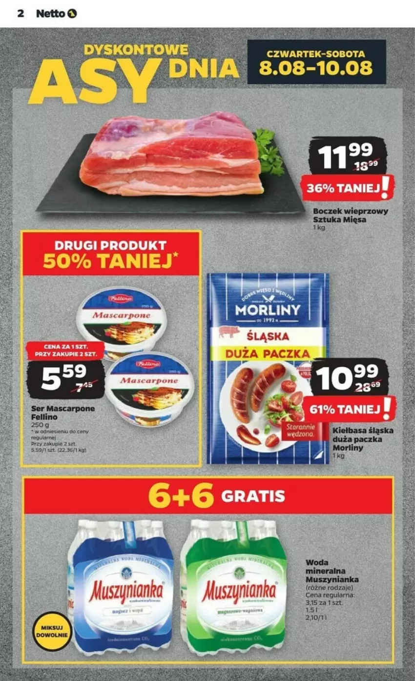 Gazetka promocyjna Netto - ważna 08.08 do 13.08.2024 - strona 10 - produkty: Mleko, Morliny