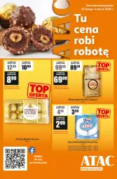 Gazetka promocyjna Auchan - ATAC Hiper Discount - Gazetka - ważna od 04.03 do 04.03.2026 - strona 1 - produkty: Kawa ziarnista, Ręcznik kuchenny, Praliny, Kawa, Ręcznik, Ferrero, Foxy, Lavazza, Fa
