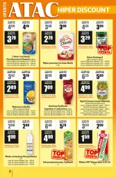 Gazetka promocyjna Auchan - ATAC Hiper Discount - Gazetka - ważna od 04.03 do 04.03.2026 - strona 2 - produkty: Sok pomarańczowy, Lubella, Ketchup, Makaron, Sok, Ser, Mus, Cukier, Ogórki konserwowe, Bell, Diamant, Dżem, Muszynianka, Mąka, Tymbark, Basia, Woda mineralna, Bella, Pudliszki, Cukier trzcinowy, Mąka pszenna, Woda, Herbapol, Mleko