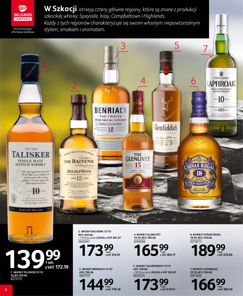 Gazetka promocyjna Selgros - Katalog Alkohole - ważna 16.03 do 29.03.2023 - strona 4 - produkty: Isla, Koc, Whisky