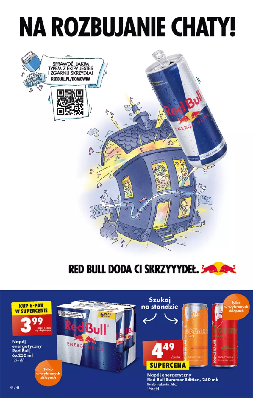 Gazetka promocyjna Biedronka - W tym tygodniu - ważna 04.08 do 10.08.2022 - strona 44 - produkty: Napój, Napój energetyczny, Red Bull