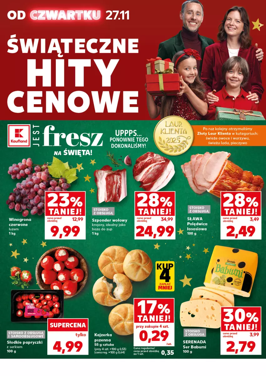Gazetka promocyjna Kaufland - Mocny Start - ważna 01.12 do 03.12.2025 - strona 8 - produkty: Olej, Owoce, Piec, Pieczywo, Polędwica, Ser, Sos, Szponder wołowy, Warzywa