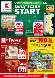 Gazetka promocyjna Kaufland - Mocny Start - Gazetka - ważna od 03.12 do 03.12.2025 - strona 1 - produkty: Kurczak, Gra, Jaja, LEGO, Pomidory, Mleko
