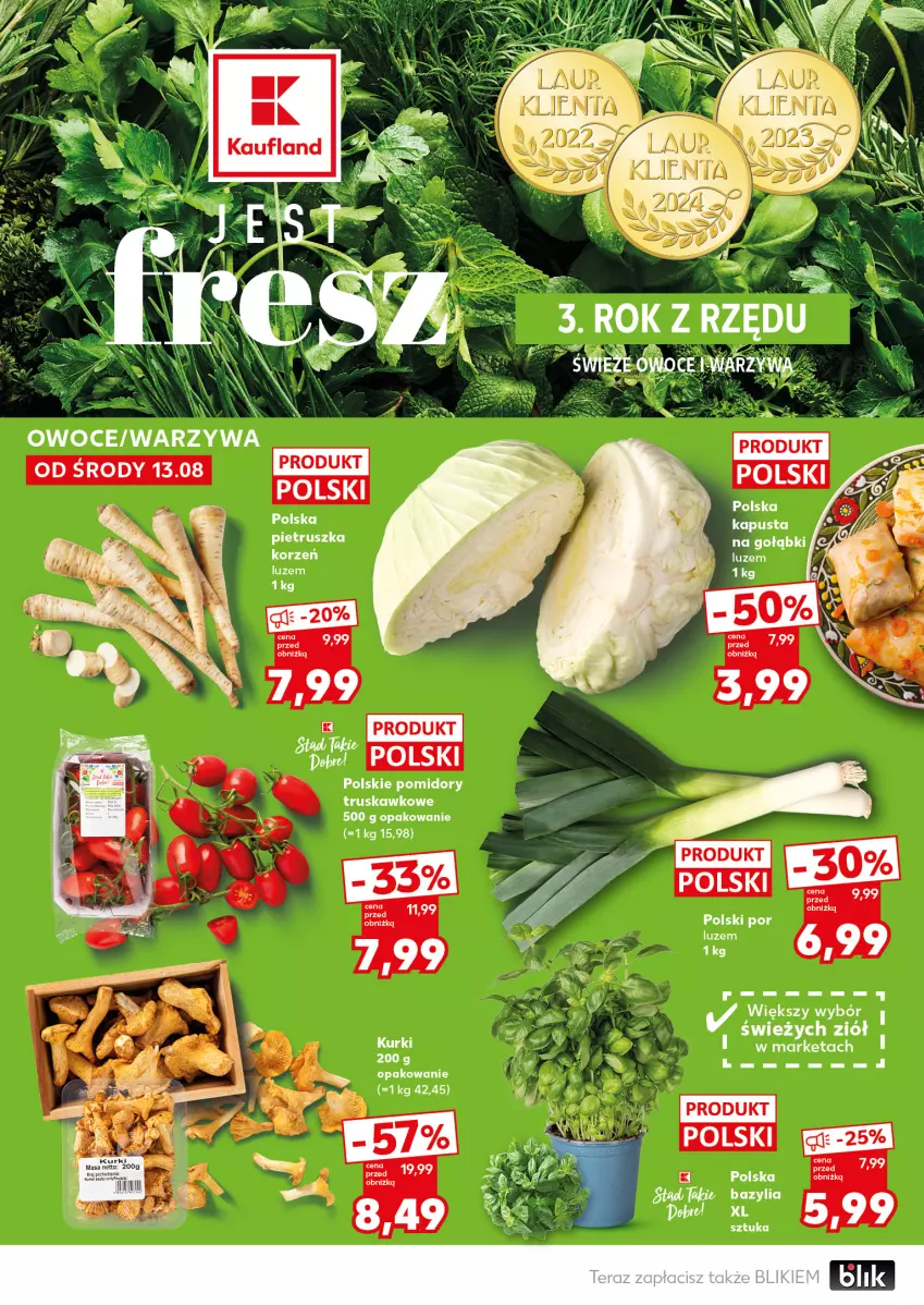 Gazetka promocyjna Kaufland - Mocny Start - ważna 18.08 do 20.08.2025 - strona 12 - produkty: Gra, Owoce, Por, Warzywa