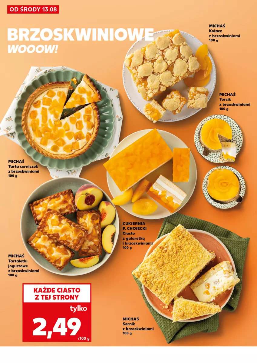 Gazetka promocyjna Kaufland - Mocny Start - ważna 18.08 do 20.08.2025 - strona 16 - produkty: Gala, Jogurt, Ser, Tarta
