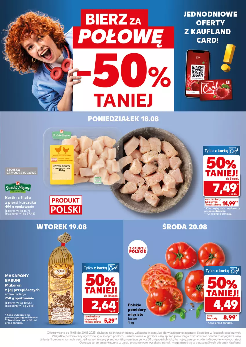 Gazetka promocyjna Kaufland - Mocny Start - ważna 18.08 do 20.08.2025 - strona 28 - produkty: Kurczak, Pomidory