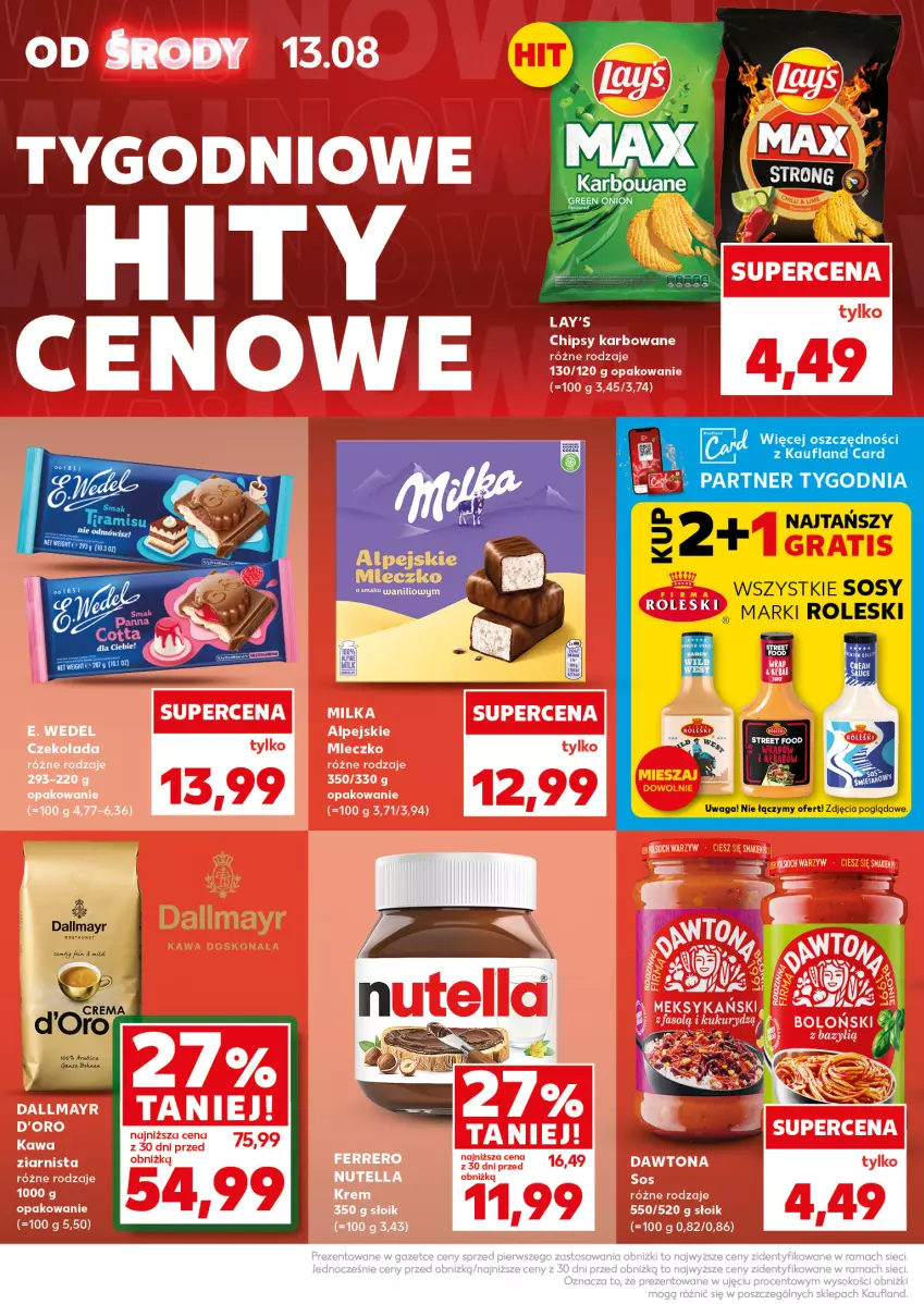 Gazetka promocyjna Kaufland - Mocny Start - ważna 18.08 do 20.08.2025 - strona 8 - produkty: Panna cotta, Sos