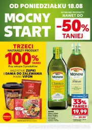 Gazetka promocyjna Kaufland - Mocny Start - Gazetka - ważna od 20.08 do 20.08.2025 - strona 4 - produkty: Gin, Oliwa z oliwek, Monini, Waga, Oliwa