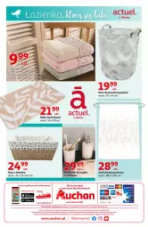 Gazetka promocyjna Auchan - Naturalne piękno z Actuel Hipermarkety - Gazetka - ważna od 29.09 do 29.09.2021 - strona 6 - produkty: Ser, Gra, Mata łazienkowa, Kosz, Tera, Zasłona, Szklanka, Dozownik, Zasłona prysznicowa, Fa