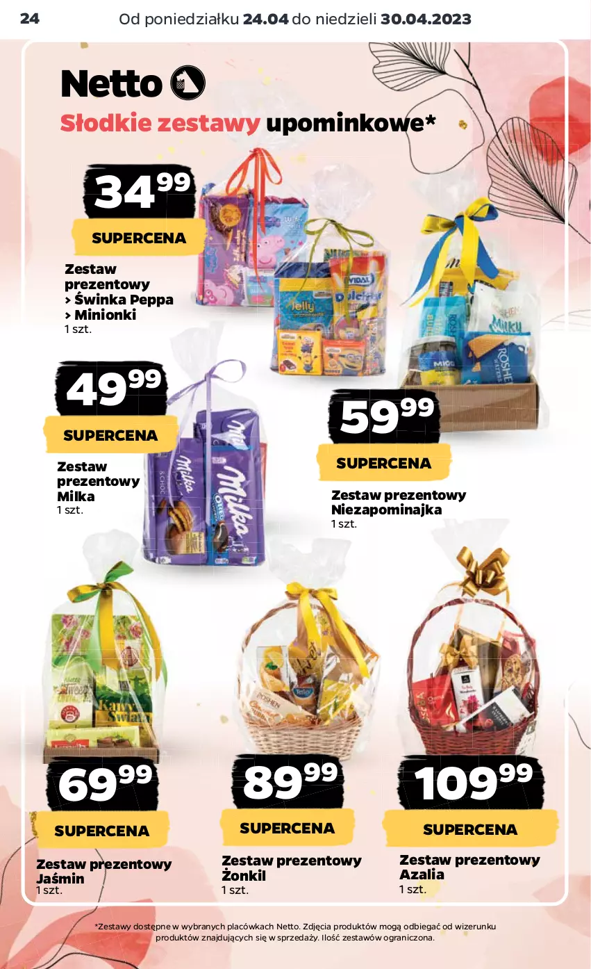 Gazetka promocyjna Netto - Artykuły spożywcze - ważna 24.04 do 30.04.2023 - strona 24 - produkty: Gra, Inka, Milka, Zestaw prezentowy