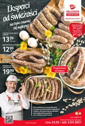 Gazetka promocyjna Selgros - Katalog eksperci od świeżości - Gazetka - ważna od 04.08 do 04.08.2021 - strona 1 - produkty: Gin, Kiełbasa biała, Kiełbasa, LG