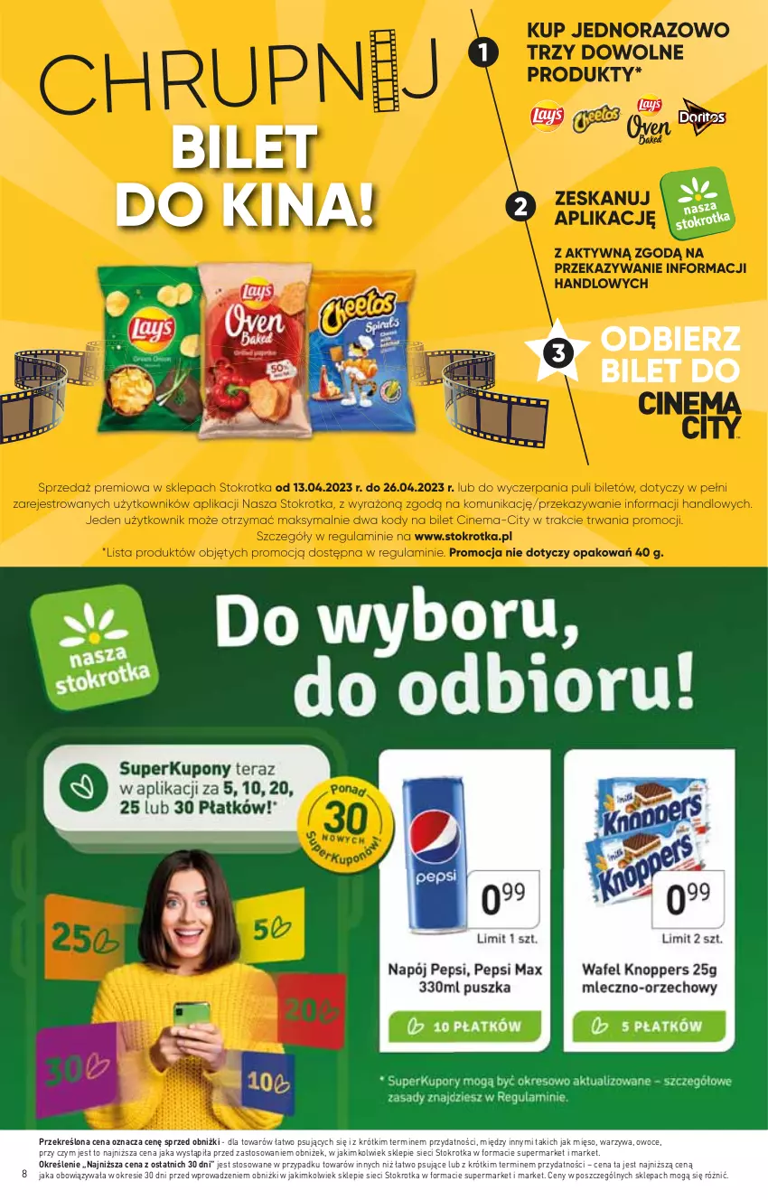 Gazetka promocyjna Stokrotka - Supermarket - ważna 20.04 do 26.04.2023 - strona 8 - produkty: Mięso, Owoce, Warzywa