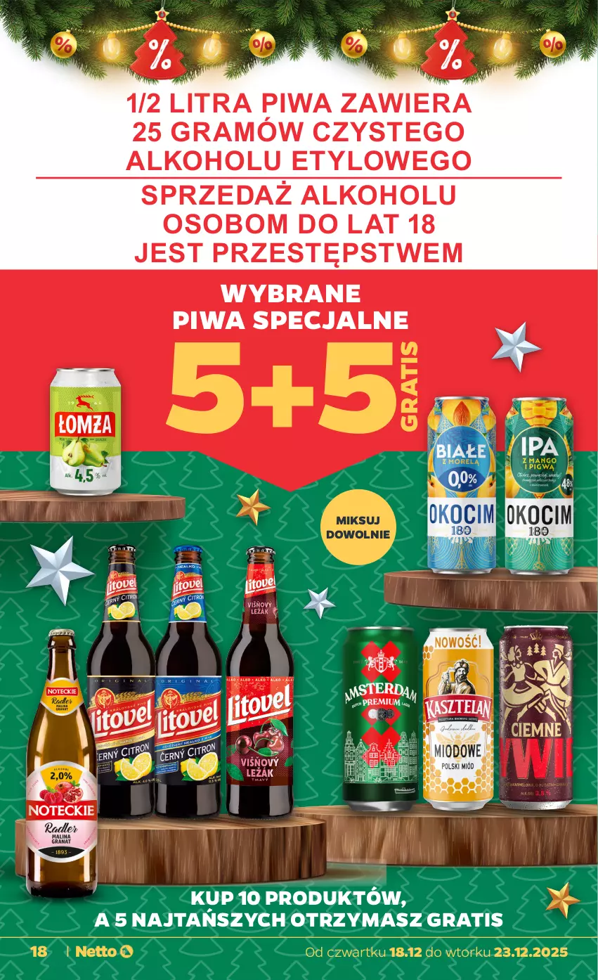 Gazetka promocyjna Netto - Od Czwartku - ważna 18.12 do 23.12.2025 - strona 18 - produkty: Gra, Piwa