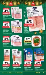 Gazetka promocyjna Netto - Od Czwartku - Gazetka - ważna od 23.12 do 23.12.2025 - strona 7 - produkty: Kurczak, Ser, Kurczak gotowany, Kiełbasa krakowska, Pekpol, Serdelki, Szynka, Morliny, Kiełbasa