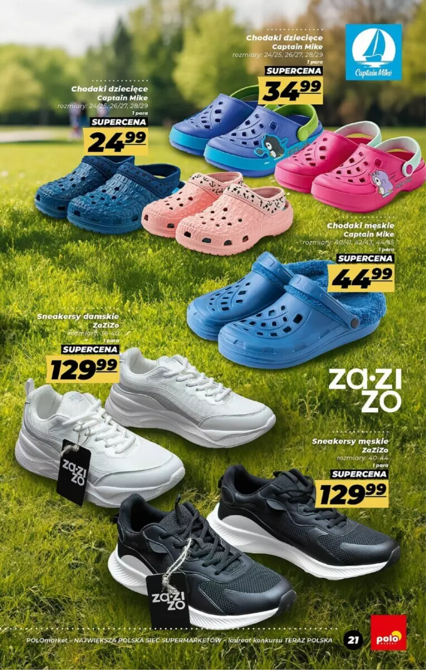 Gazetka promocyjna PoloMarket - ważna 05.04 do 13.06.2024 - strona 14 - produkty: Sneakersy, Tera