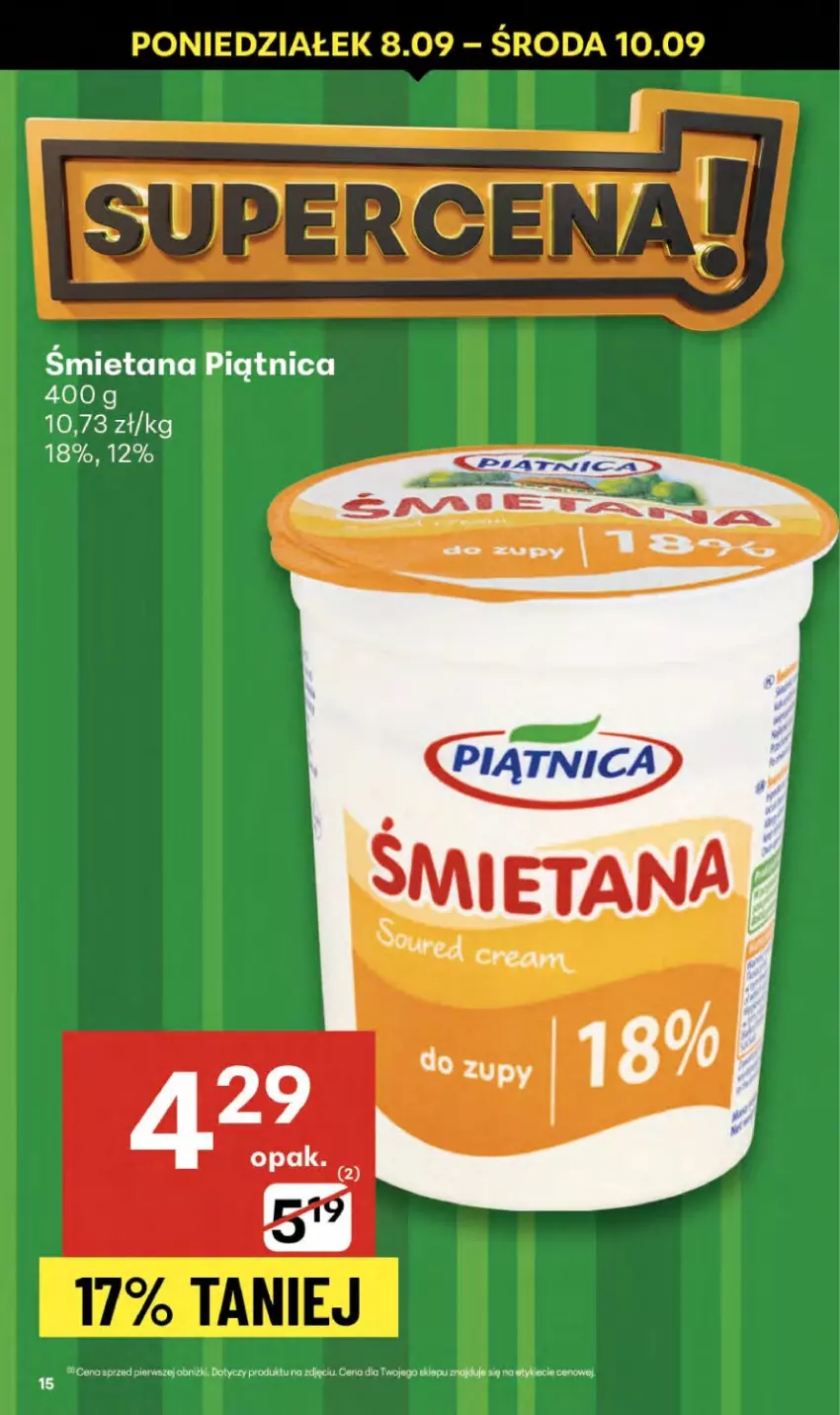 Gazetka promocyjna Delikatesy Centrum - Franczyza DC36 Czwartek - ważna 04.09 do 10.09.2025 - strona 15
