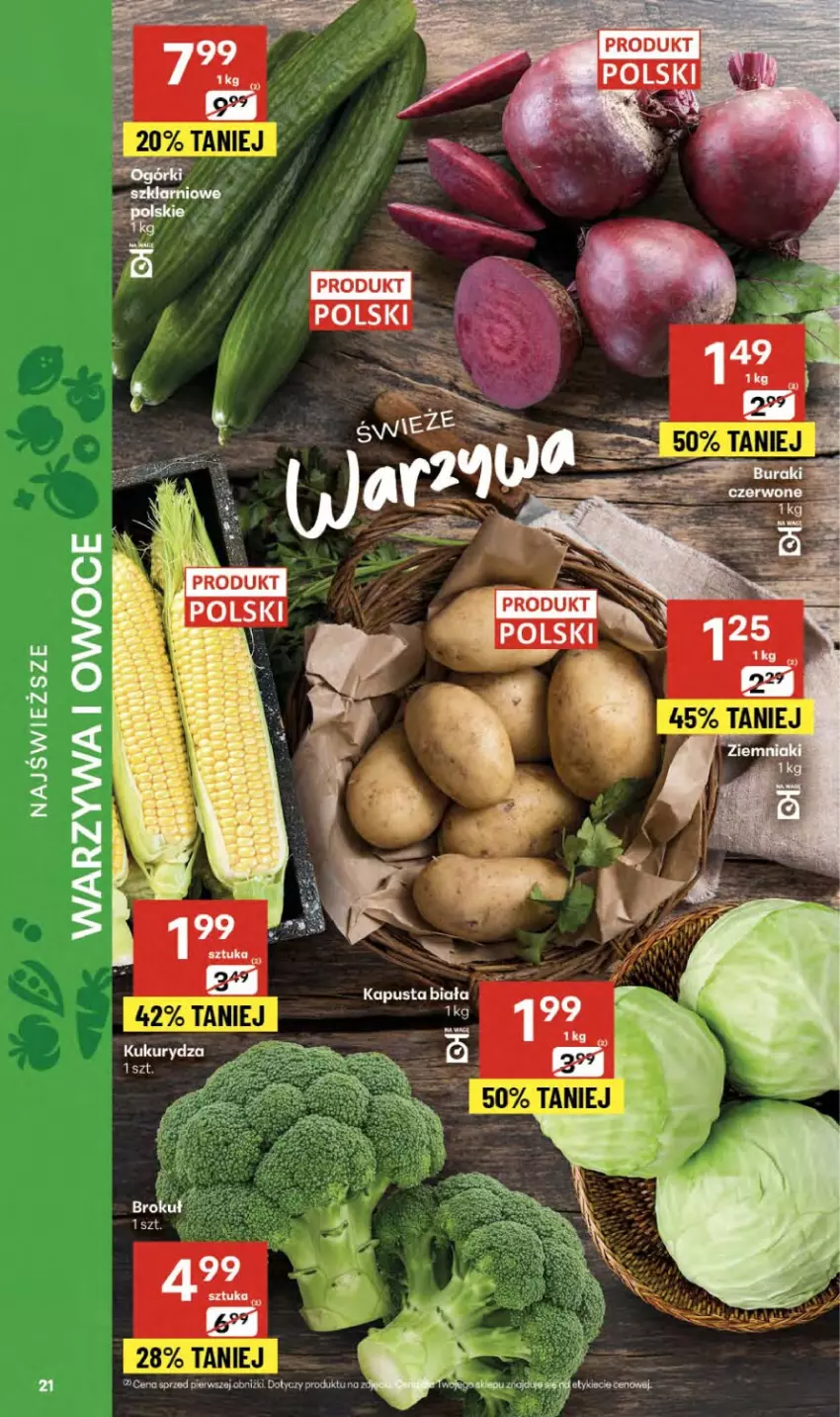 Gazetka promocyjna Delikatesy Centrum - Franczyza DC36 Czwartek - ważna 04.09 do 10.09.2025 - strona 21 - produkty: Owoce, Warzywa, Warzywa i owoce