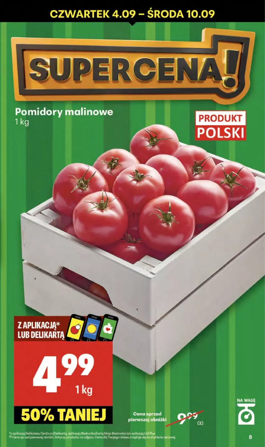 Gazetka promocyjna Delikatesy Centrum - Franczyza DC36 Czwartek - ważna 04.09 do 10.09.2025 - strona 8 - produkty: AEG, Pomidory, Rum