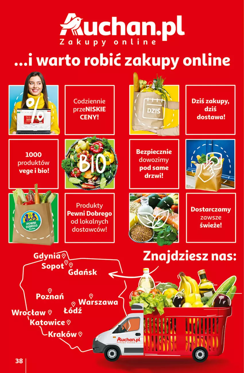 Gazetka promocyjna Auchan - przeNISKIE CENY na 1001 drobiazgów Hipermarkety - ważna 04.02 do 09.02.2022 - strona 38