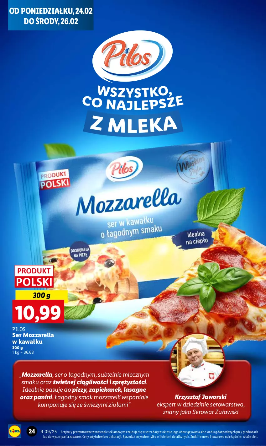 Gazetka promocyjna Lidl - GAZETKA - ważna 24.02 do 26.02.2025 - strona 26 - produkty: Kawa, Lasagne, Mozzarella, Pilos, Ser