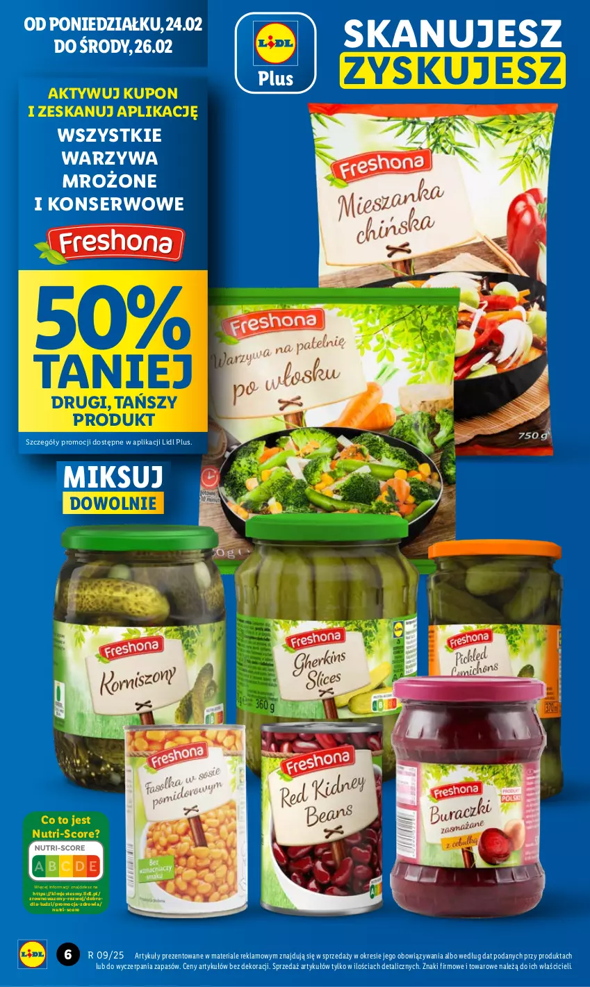 Gazetka promocyjna Lidl - GAZETKA - ważna 24.02 do 26.02.2025 - strona 6 - produkty: Ser, Warzywa, Wazon