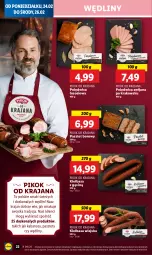 Gazetka promocyjna Lidl - GAZETKA - Gazetka - ważna od 26.02 do 26.02.2025 - strona 24 - produkty: Polędwica, Kiełbasa wiejska, Sos, Pasztet, PIKOK, Kabanos, Kiełbasa