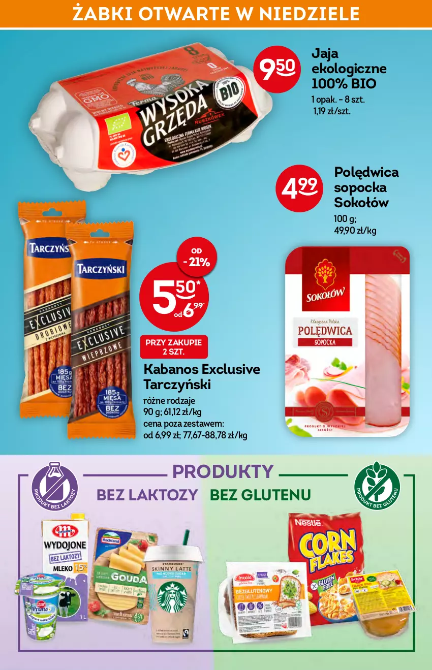 Gazetka promocyjna Żabka - ważna 27.01 do 01.02.2022 - strona 20 - produkty: Jaja, Kabanos, Polędwica, Sok, Sokołów, Tarczyński