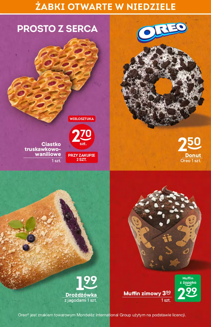 Gazetka promocyjna Żabka - ważna 27.01 do 01.02.2022 - strona 23 - produkty: Donut, Oreo, Ser