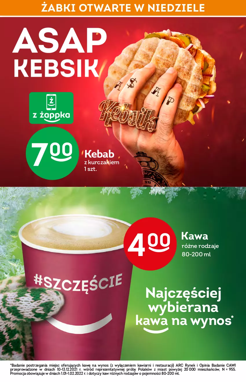 Gazetka promocyjna Żabka - ważna 27.01 do 01.02.2022 - strona 5 - produkty: Kawa, Kebab, Kurczak