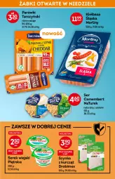 Gazetka promocyjna Żabka - Gazetka - ważna od 01.02 do 01.02.2022 - strona 21 - produkty: Serek wiejski, Ser, Piątnica, Drobimex, Parówki, Szynka, Tarczyński, Serek, Camembert, Morliny, NaTurek, Kiełbasa, Kiełbasa śląska