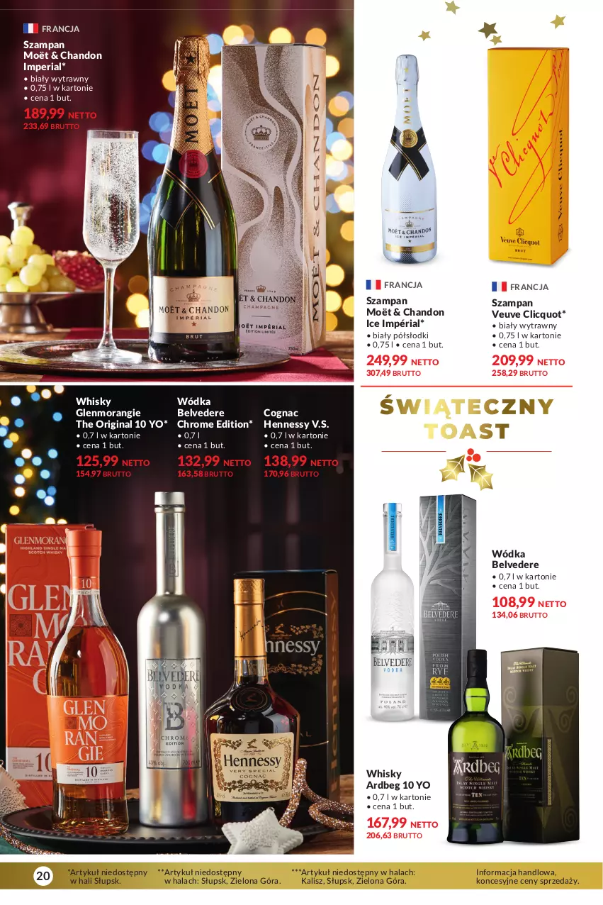 Gazetka promocyjna Makro - Katalog Delikatesy - oferta z alkoholem - ważna 28.11 do 24.12.2023 - strona 20 - produkty: Gin, Whisky, Wódka