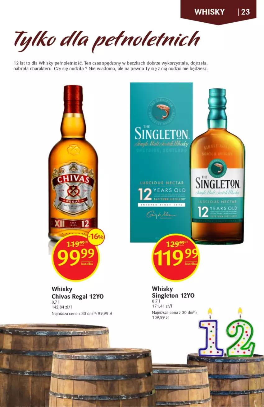 Gazetka promocyjna Delikatesy Centrum - Katalog alkoholowy DC06/07 - ważna 09.02 do 22.02.2023 - strona 23 - produkty: Whisky