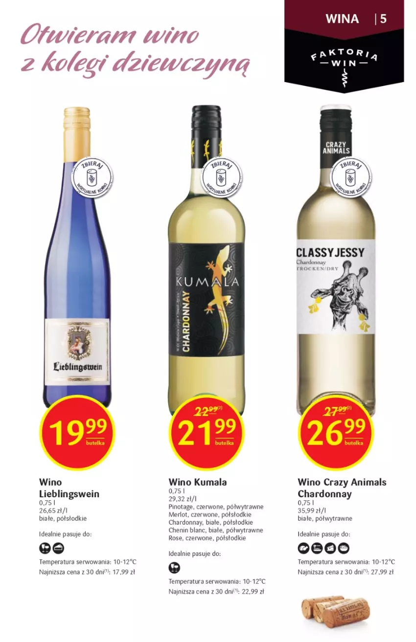 Gazetka promocyjna Delikatesy Centrum - Katalog alkoholowy DC06/07 - ważna 09.02 do 22.02.2023 - strona 5 - produkty: Chardonnay, Merlot, Ser, Tera, Wino