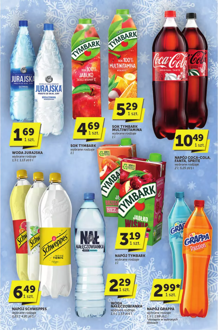 Gazetka promocyjna ABC - ważna 12.12 do 24.12.2024 - strona 29 - produkty: Coca-Cola, Fa, Fanta, Napój, Schweppes, Sok, Sprite, Tymbark, Woda