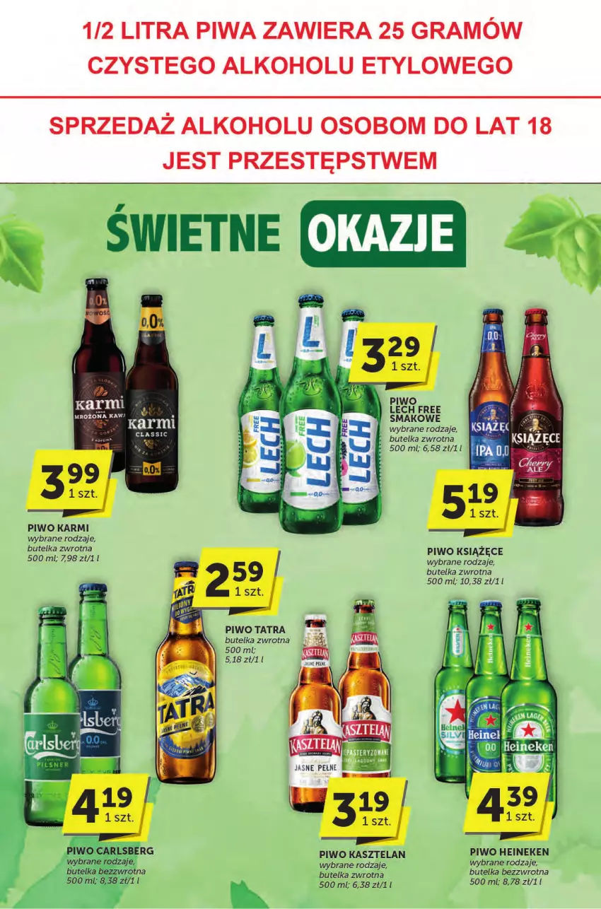 Gazetka promocyjna ABC - ważna 12.12 do 24.12.2024 - strona 30 - produkty: Gra, Heineken, Karmi, Kasztelan, Książęce, Piwa, Piwo, Tatra