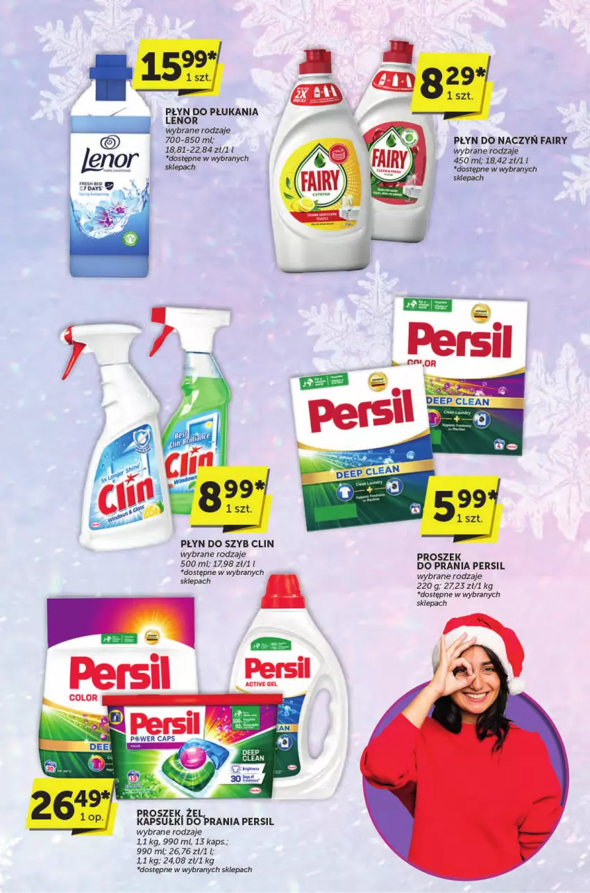 Gazetka promocyjna ABC - ważna 12.12 do 24.12.2024 - strona 33 - produkty: Clin, Fa, Fairy, Kapsułki do prania, Persil, Płyn do płukania, Płyn do szyb