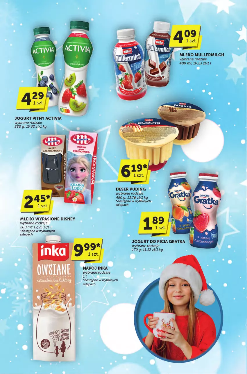 Gazetka promocyjna ABC - ważna 12.12 do 24.12.2024 - strona 4 - produkty: Activia, Deser, Disney, Gra, Inka, Jogurt, Jogurt pitny, Mleko, Napój, Ser