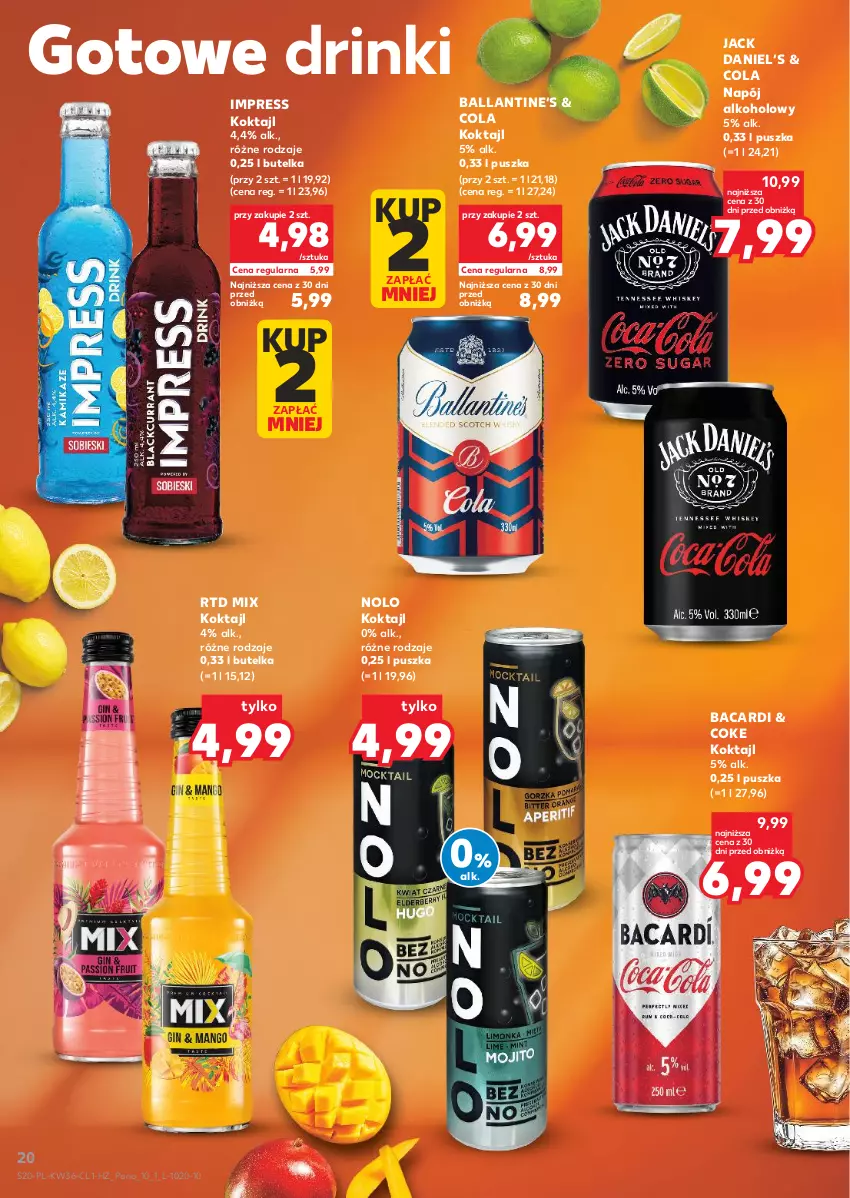Gazetka promocyjna Kaufland - Barek Kauflandu - ważna 04.09 do 17.09.2025 - strona 20 - produkty: Bacardi, Napój