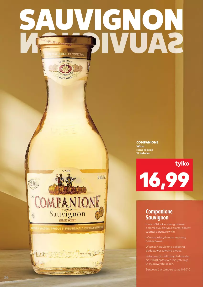Gazetka promocyjna Kaufland - Barek Kauflandu - ważna 04.09 do 17.09.2025 - strona 26 - produkty: AniOne, Deser, Owoce, Por, Ser, Sos, Wino