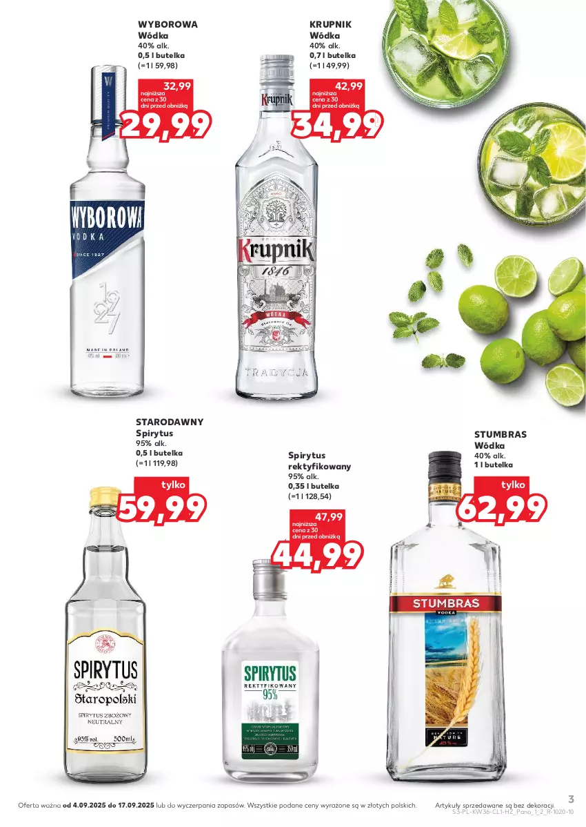 Gazetka promocyjna Kaufland - Barek Kauflandu - ważna 04.09 do 17.09.2025 - strona 3 - produkty: Krupnik, Wódka, Wyborowa