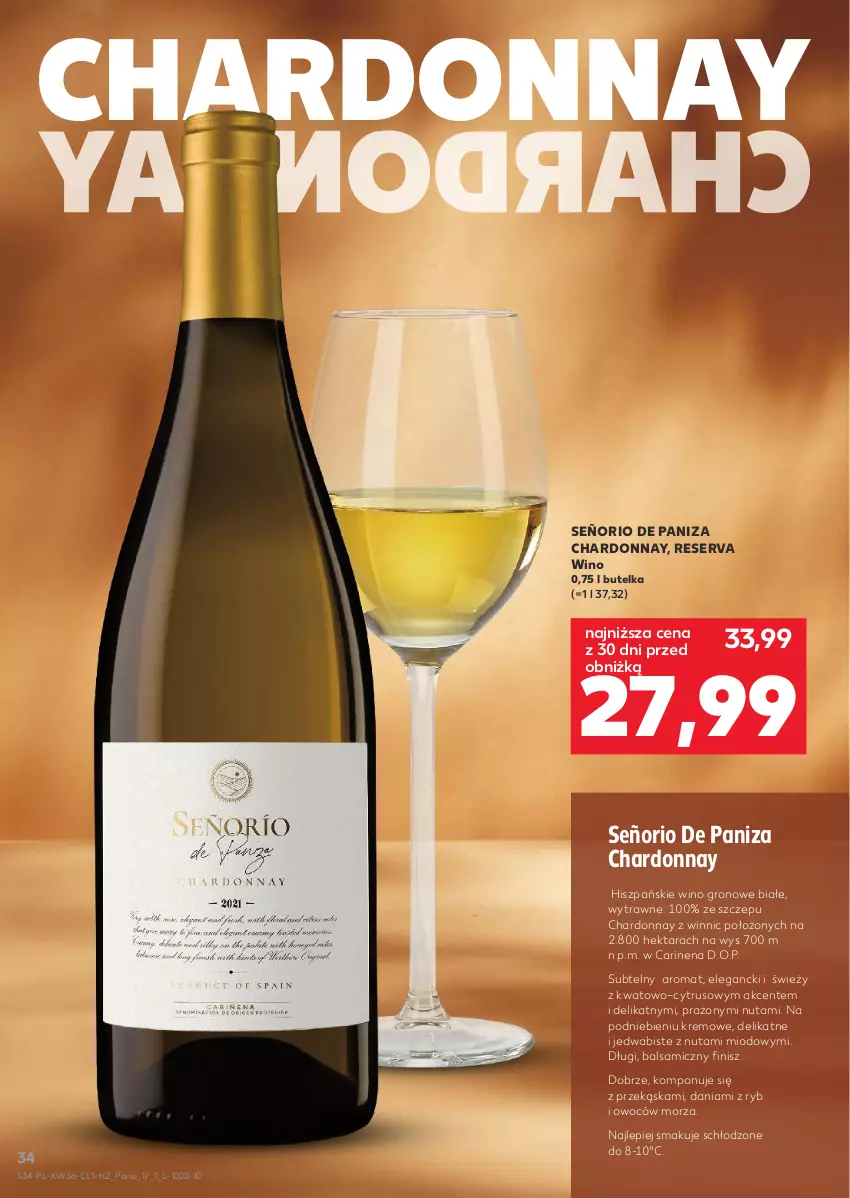 Gazetka promocyjna Kaufland - Barek Kauflandu - ważna 04.09 do 17.09.2025 - strona 34 - produkty: Chardonnay, Ser, Wino