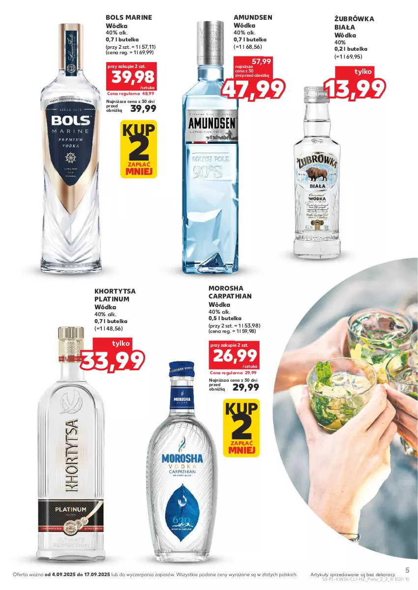 Gazetka promocyjna Kaufland - Barek Kauflandu - ważna 04.09 do 17.09.2025 - strona 5 - produkty: Amundsen, Bols, Wódka