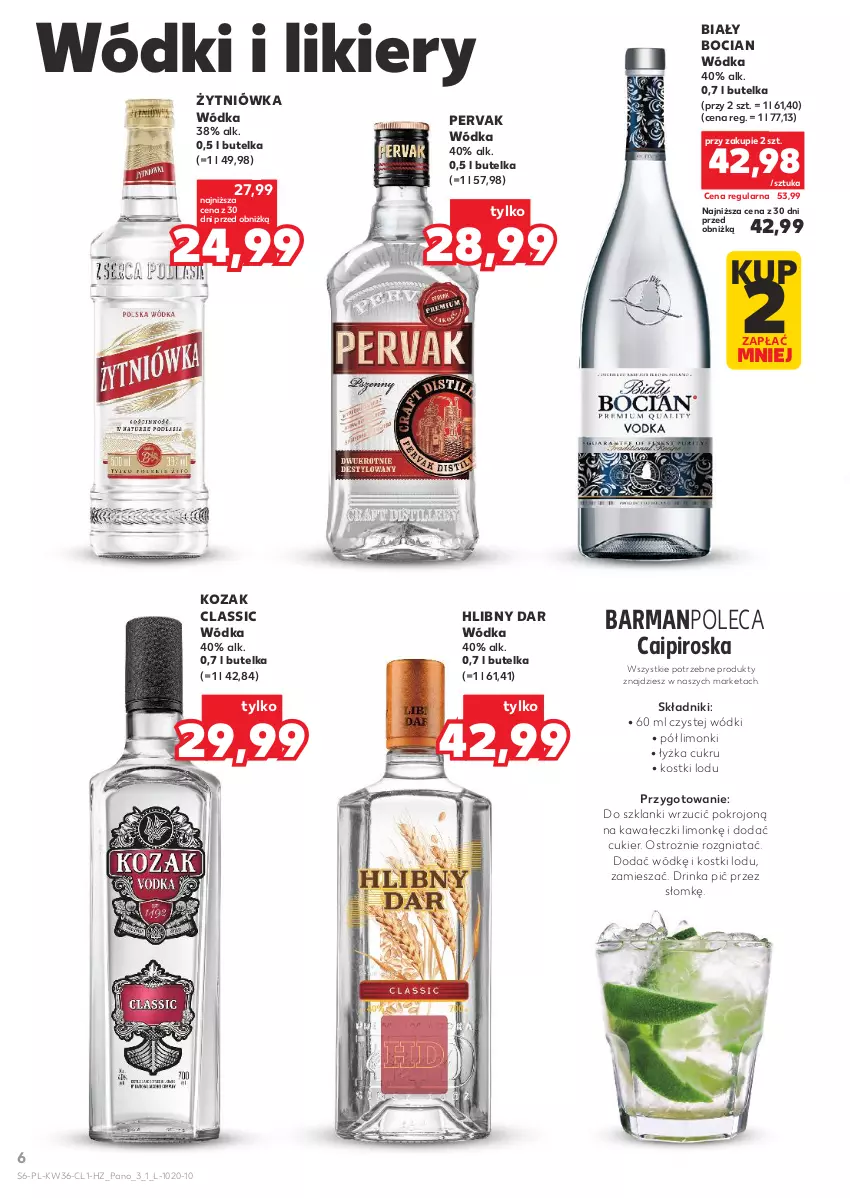 Gazetka promocyjna Kaufland - Barek Kauflandu - ważna 04.09 do 17.09.2025 - strona 6 - produkty: Biały Bocian, Cukier, Inka, Kawa, Lanki, Likier, Wódka