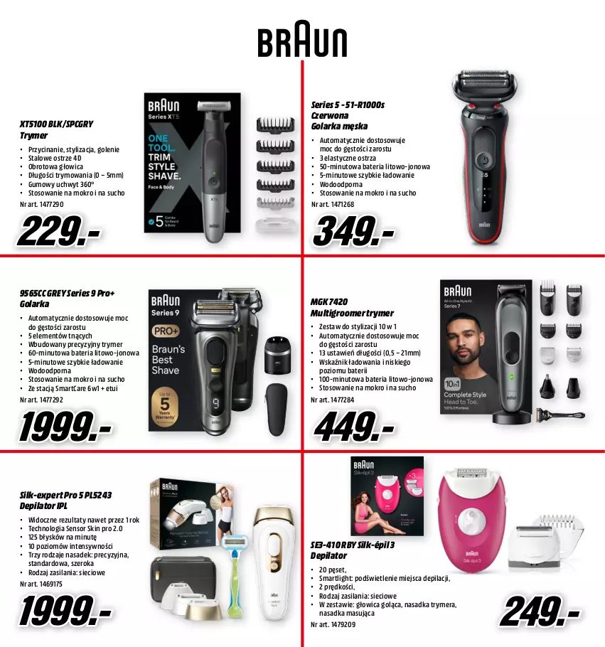 Gazetka promocyjna Media Markt - Gazetka Media Markt - ważna 01.12 do 24.12.2023 - strona 4 - produkty: Bateria, Depilator, Golarka, Gry, Por, Ser, Silan