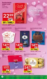 Gazetka promocyjna Delikatesy Centrum - Dyskontowe ceny w Delikatesach Centrum - Gazetka - ważna od 14.02 do 14.02.2024 - strona 21 - produkty: Ser, Lindor, Raffaello, Ferrero Rocher, Ferrero, E. Wedel, Wino, Lindt, Milka, Fa