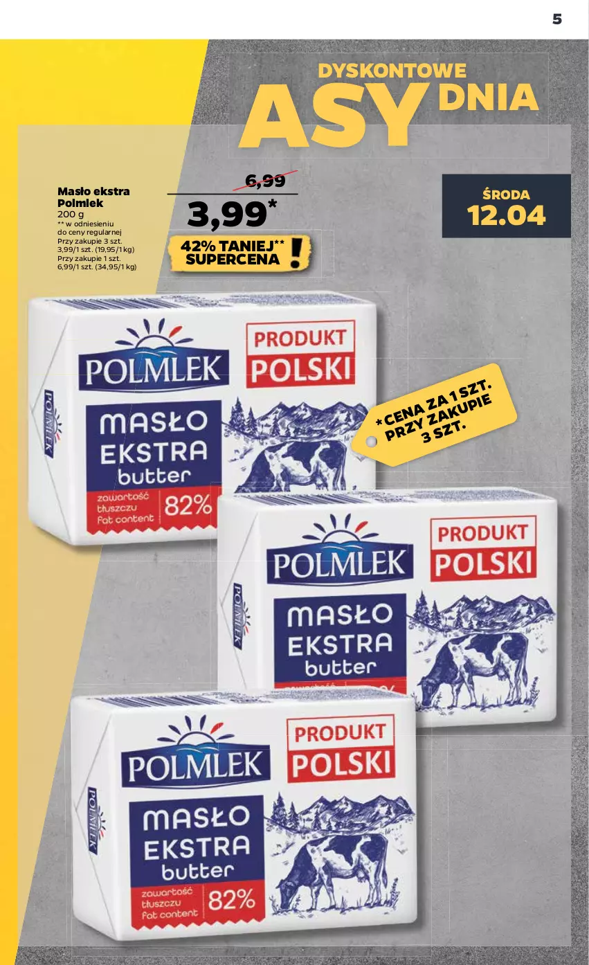 Gazetka promocyjna Netto - Artykuły spożywcze - ważna 11.04 do 15.04.2023 - strona 5 - produkty: Masło, POLMLEK