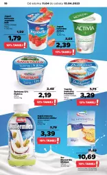 Gazetka promocyjna Netto - Artykuły spożywcze - Gazetka - ważna od 15.04 do 15.04.2023 - strona 10 - produkty: Mozzarella, Jogurt naturalny, Ser, Twaróg, Jogurt owocowy, Piątnica, Müllermilch, Zott, Bell, Jogurt, Président, Twaróg delikatny, Activia, Müller, Napój mleczny, Bella, Jogobella, Napój