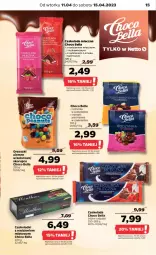 Gazetka promocyjna Netto - Artykuły spożywcze - Gazetka - ważna od 15.04 do 15.04.2023 - strona 15 - produkty: Orzeszki, Bell, Czekolada mleczna, Czekolada, Bella, Orzeszki ziemne